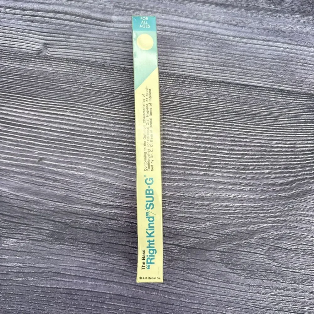 VTG GUM Butler Dr. Bass Right Kind SUB-G Toothbrush #300 ULTRA SOFT .007 Nylon